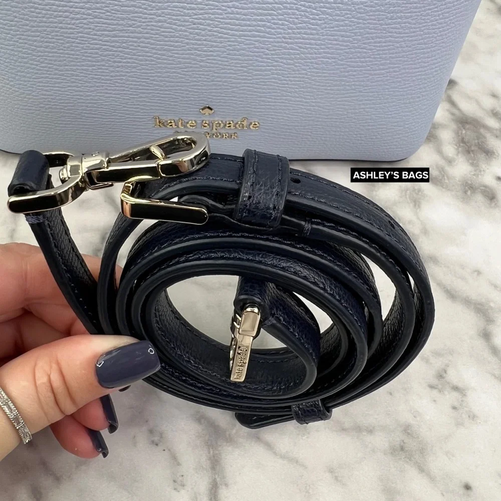Kate Spade Darcy Colorblock Bucket Bag Crossbody In Pale Hydra